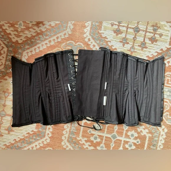 Orchard Corset Underbust CS 426 Lace overlay on satin size 22 - Picture 7 of 9